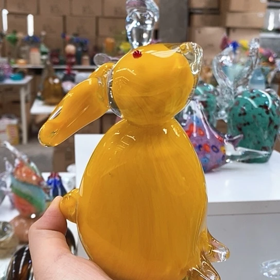 琉璃摆件高13厘米