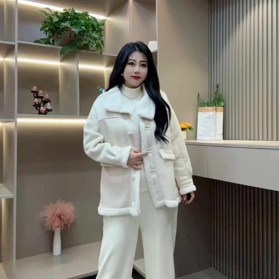 冬季外套-甜 5128时尚潮流保暖休闲舒适设计款胖MM大码女装新款