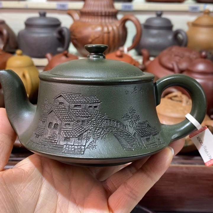 茶壶紫砂微瑕处理一把