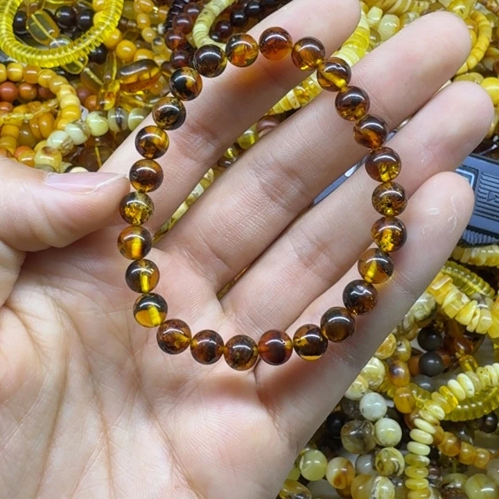 琥珀未镶嵌珠宝奇石