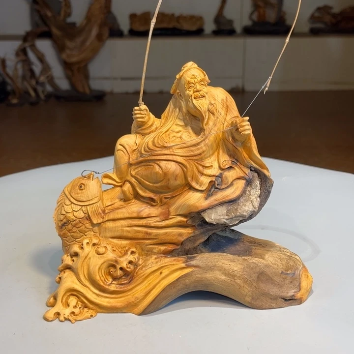柏木（崖柏）根雕工艺摆件