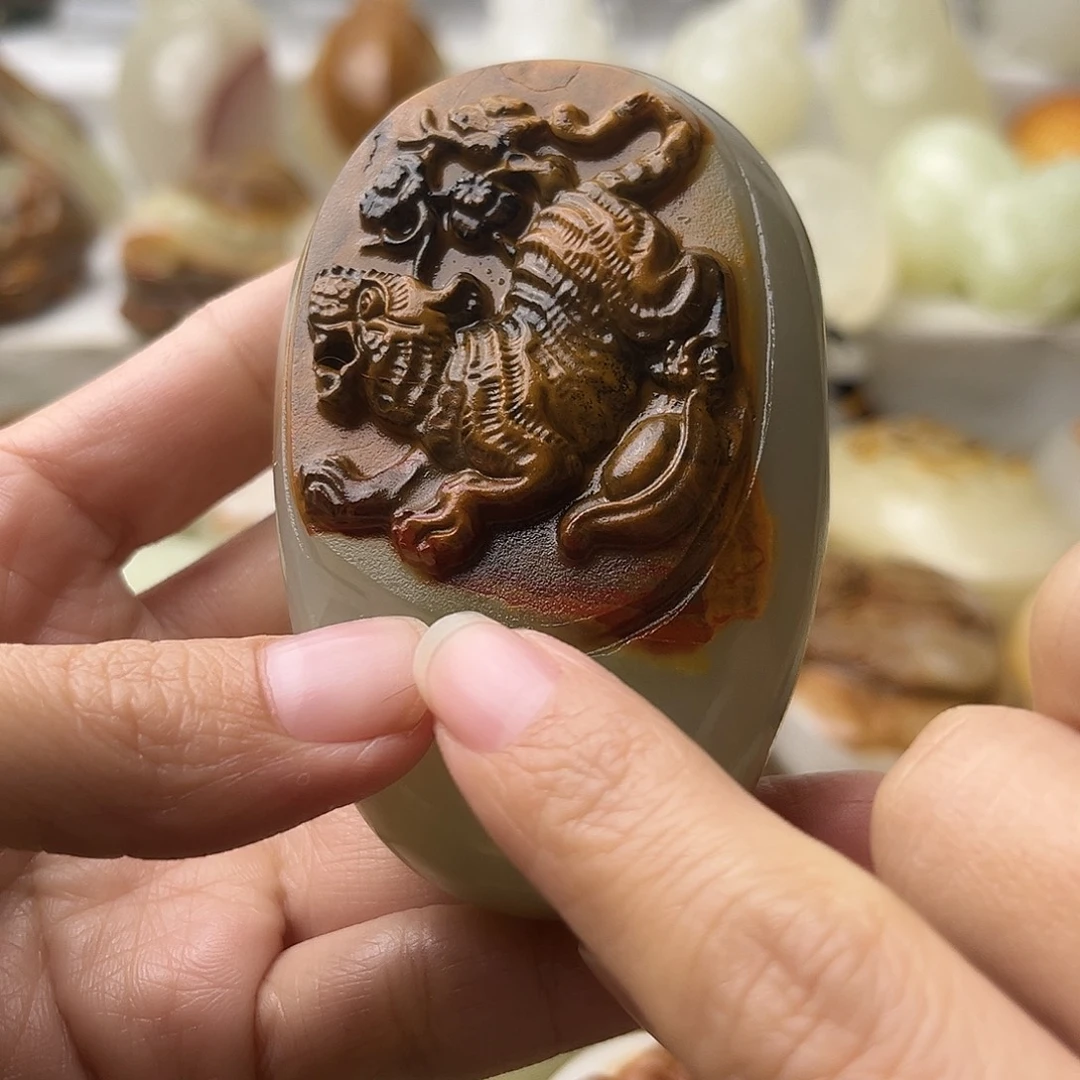 石材古青石不退换虎微瑕