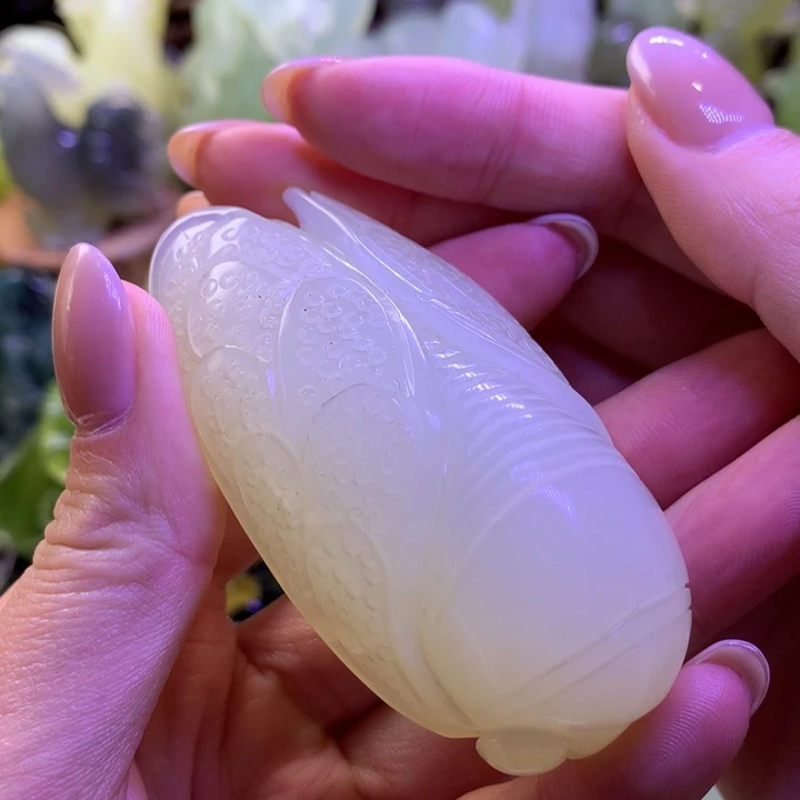 岫玉未镶嵌手把件