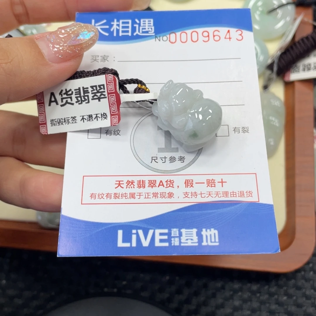 颈饰未镶嵌翡翠翡翠吊坠x9643