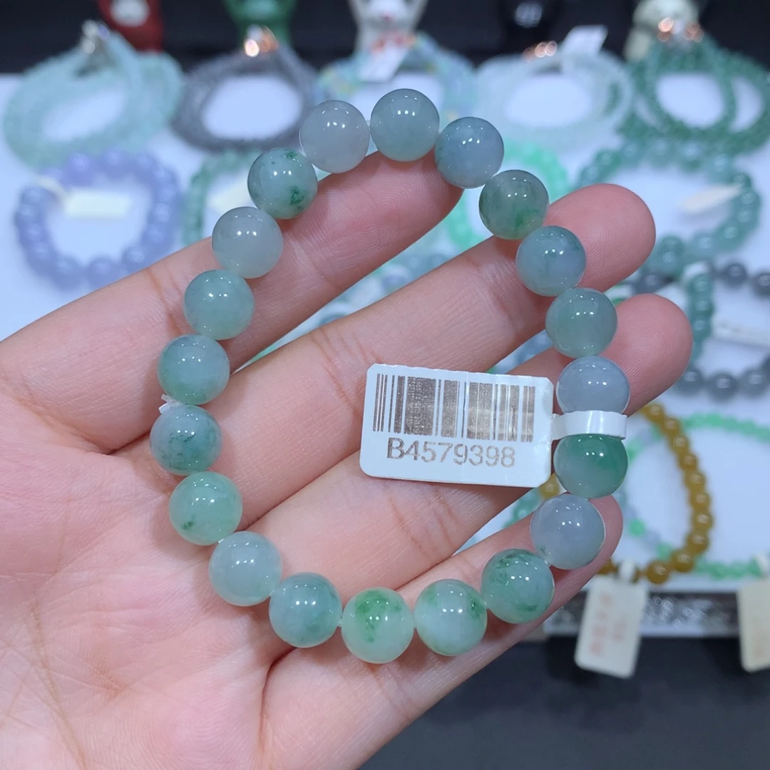 未镶嵌手串翡翠天然