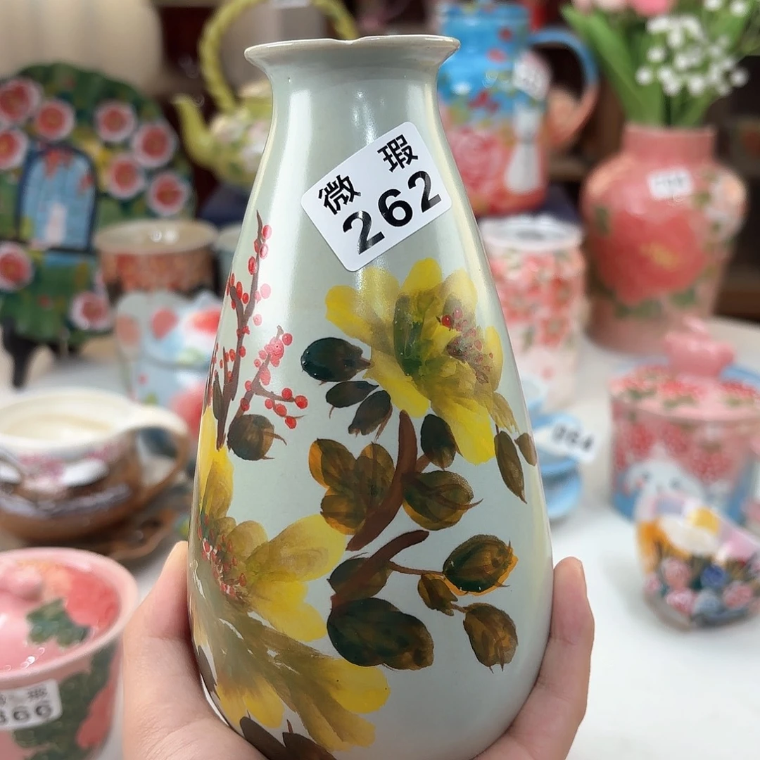 景德镇手绘高温釉下彩陶瓷茶具
