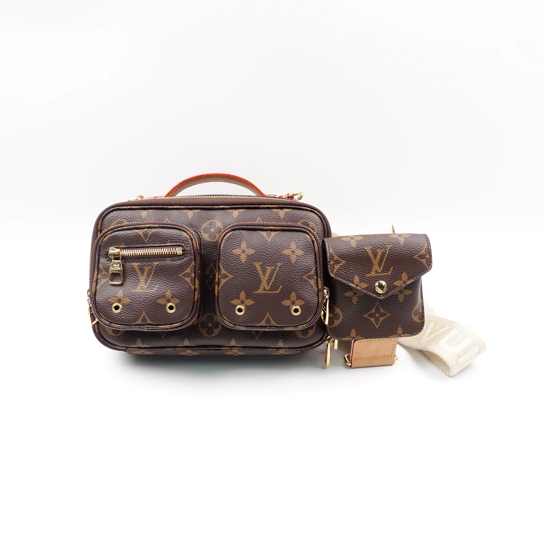 95新 LouisVuitton/路易威登 老花 单肩斜挎包 1230