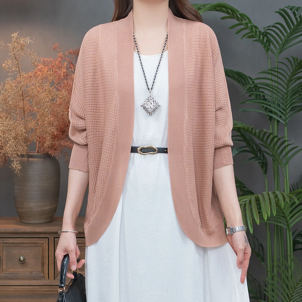 2025夏季新款洋气圆弧设计薄款长袖外搭2503-160