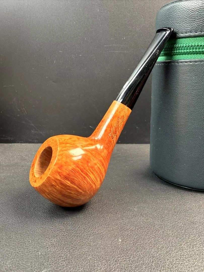 意大利卡斯特罗收藏签名kkk石楠木烟斗（内径18.9斗深28.6长130）