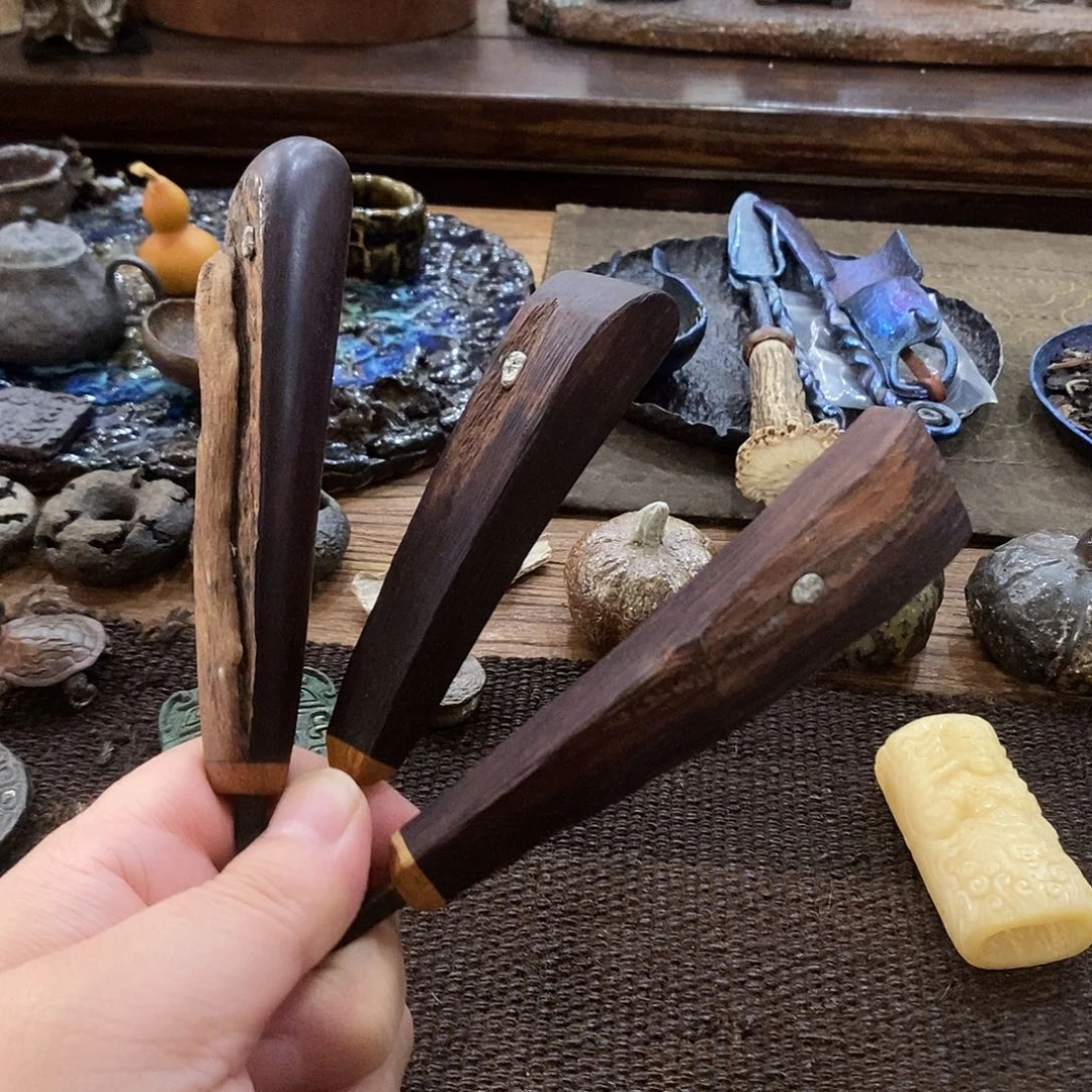 手工制作柴烧茶具