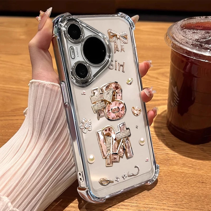 奢华招财适用华为pura80手机壳mate70pro男女p70Ultra高级感新款