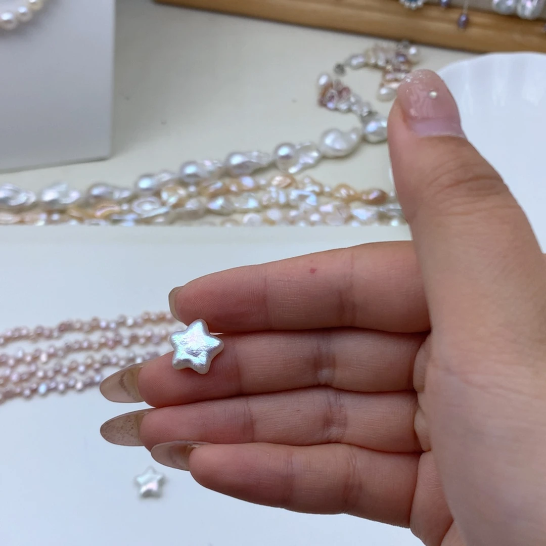 ノ***々淡水珍珠合金吊坠(不含链)