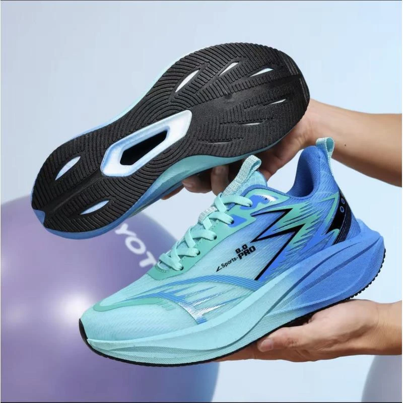 [小魏粉丝专属]秋冬新款减震男女防滑跑步鞋爆米花体测运动鞋6688