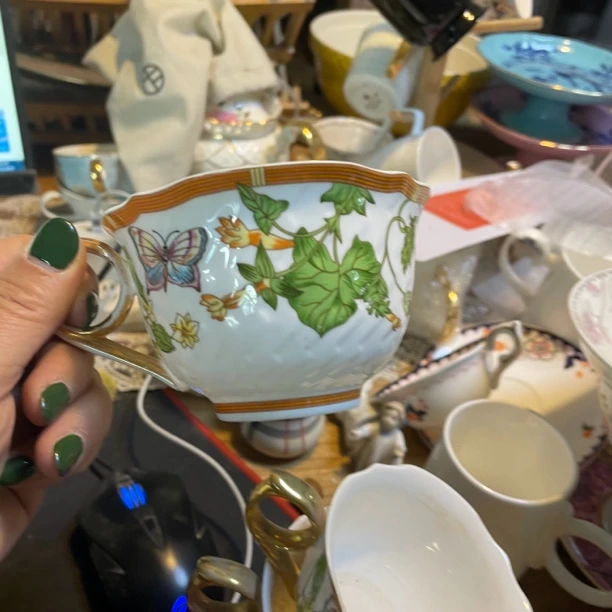 骨瓷南瓜杯子瑕疵款