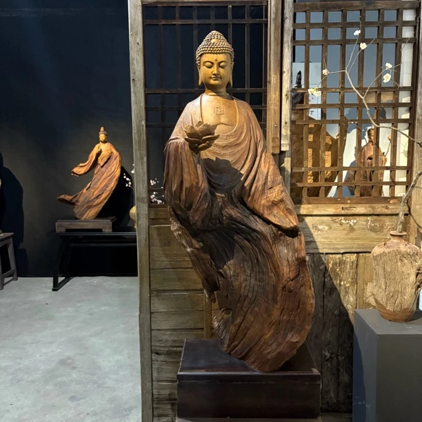【如来·桂花楠木】手工雕刻艺术品根雕摆件