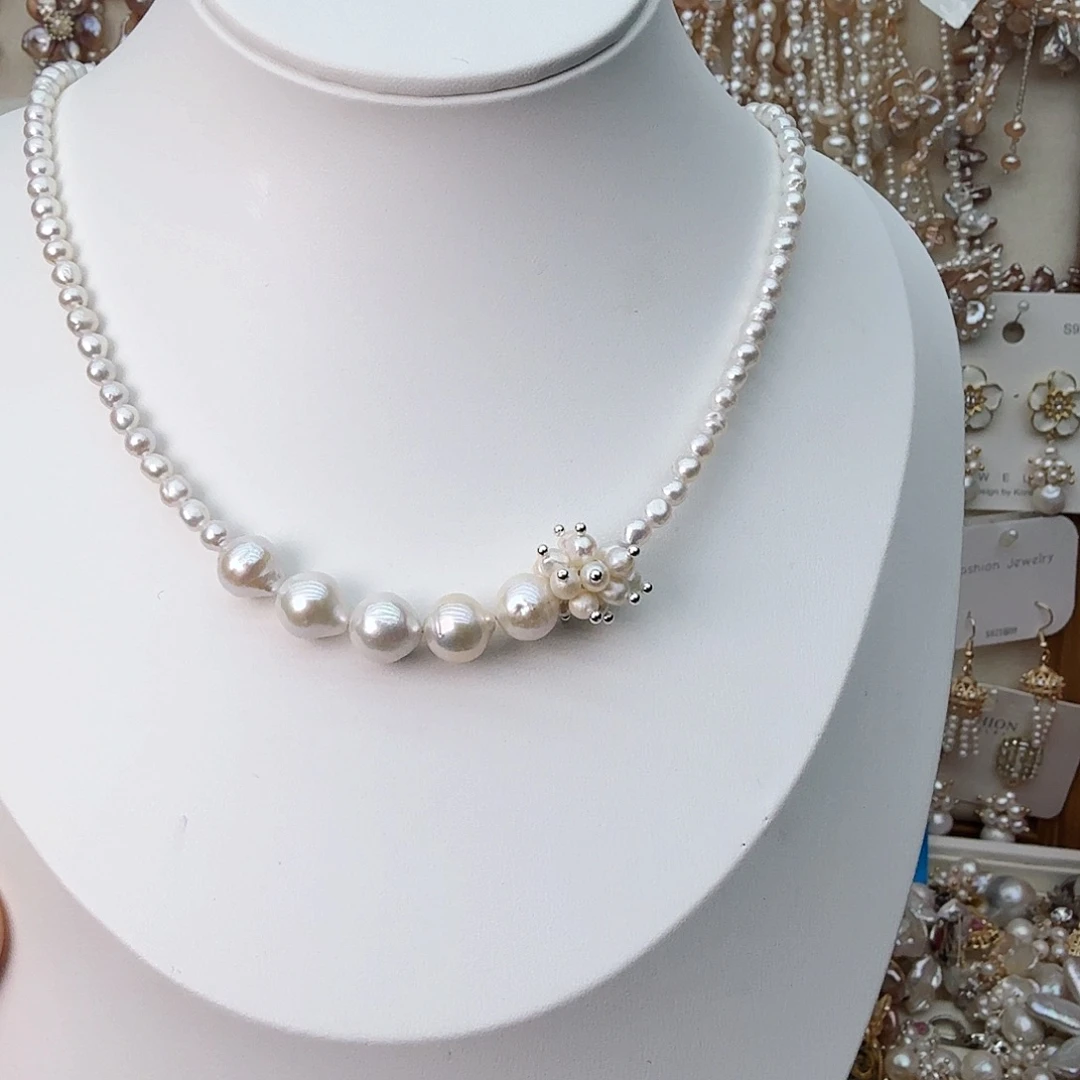 淡水珍珠颈饰未镶嵌