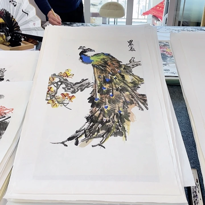 国画张圣敏先生纯手绘作品