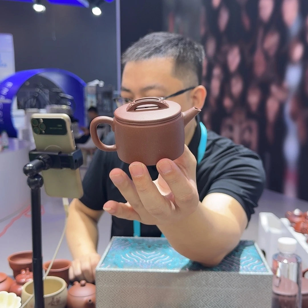 紫砂茶杯紫泥汉瓦 150Cc