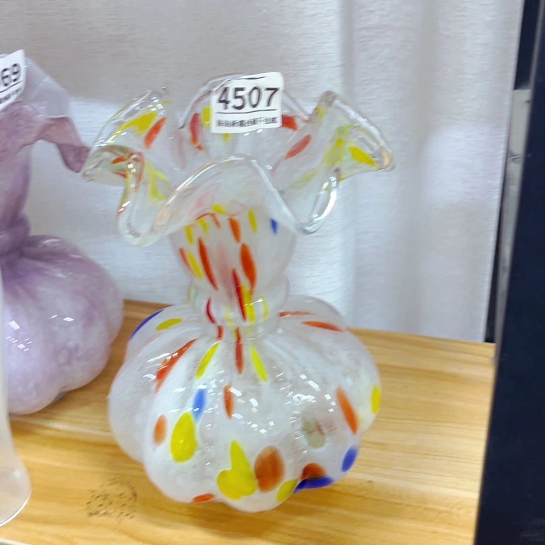 4507糖果芬顿 家悦琉璃花瓶摆件