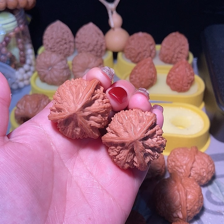 吊坠文玩核桃文山三棱