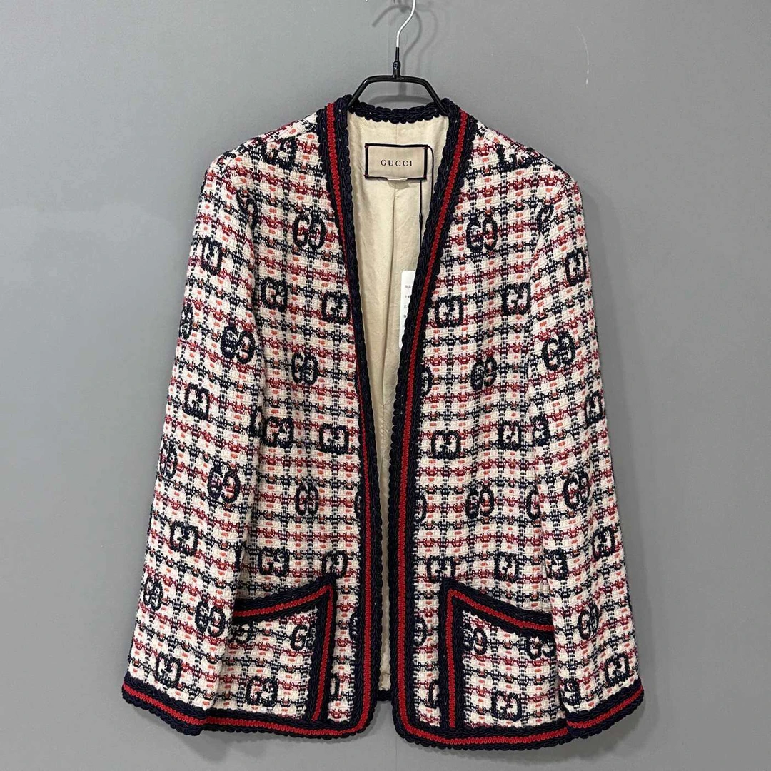 99新 GUCCI/古驰 提花满印小香风外套/99新/42码/92945