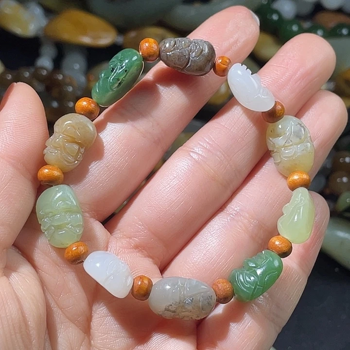 未镶嵌手链和田玉（糖玉）