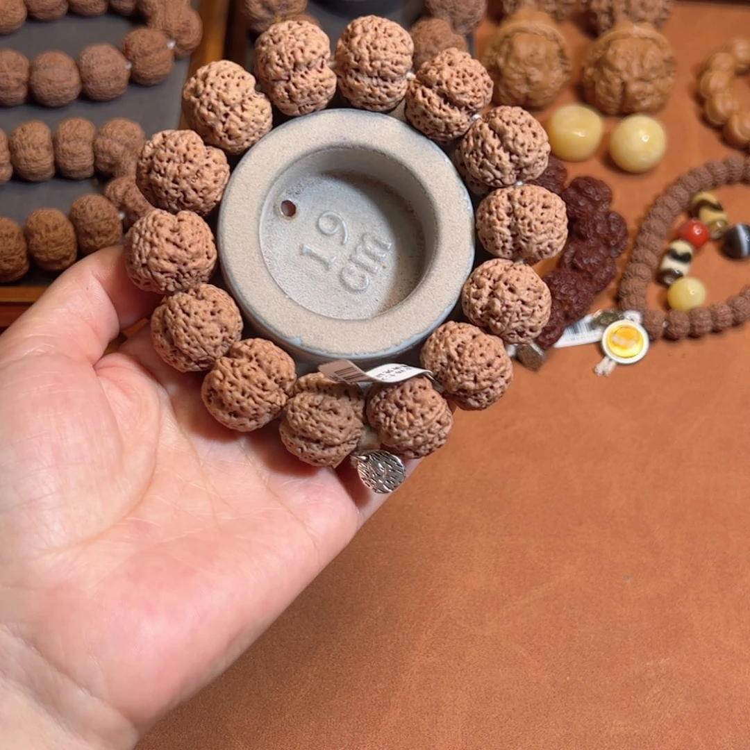 手串金刚菩提22梁深沟爆肉大金刚菩提手串