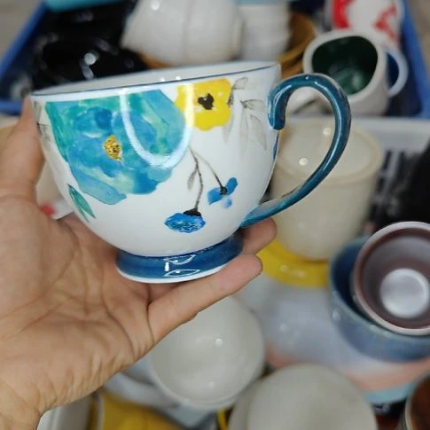 瓷片陶瓷杯碗盘微瑕介意慎拍