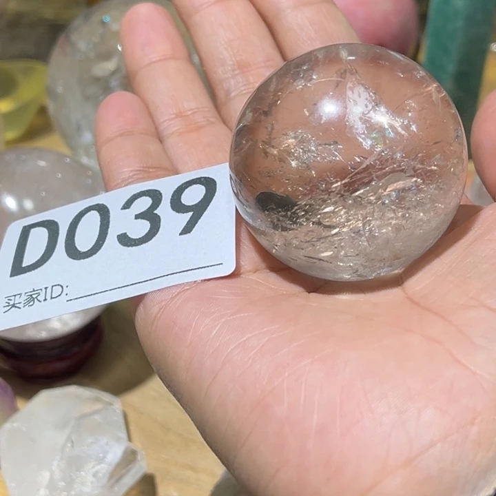 未镶嵌珠宝半成品水晶默认微瑕坑