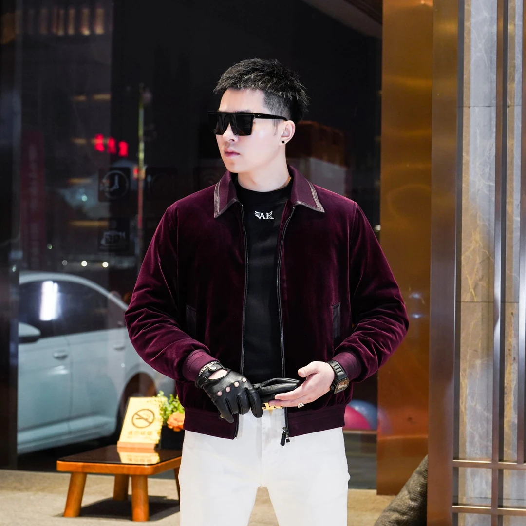 AK男士羽绒服户外加厚保暖白鸭绒蓄热保暖休闲短款翻领羽绒服外套