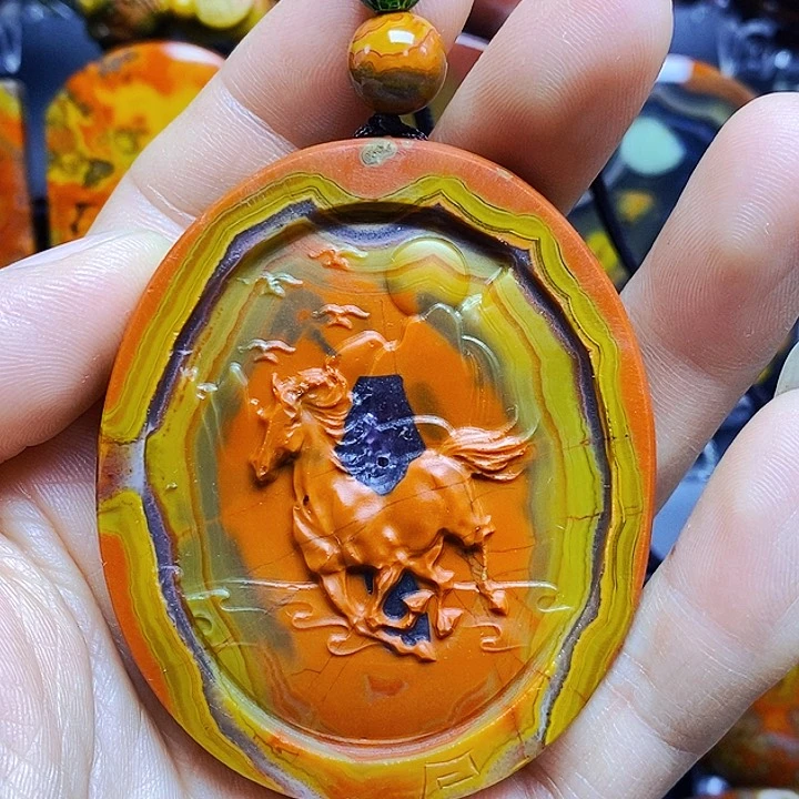 玛瑙/玉髓吊坠(不含链)未镶嵌
