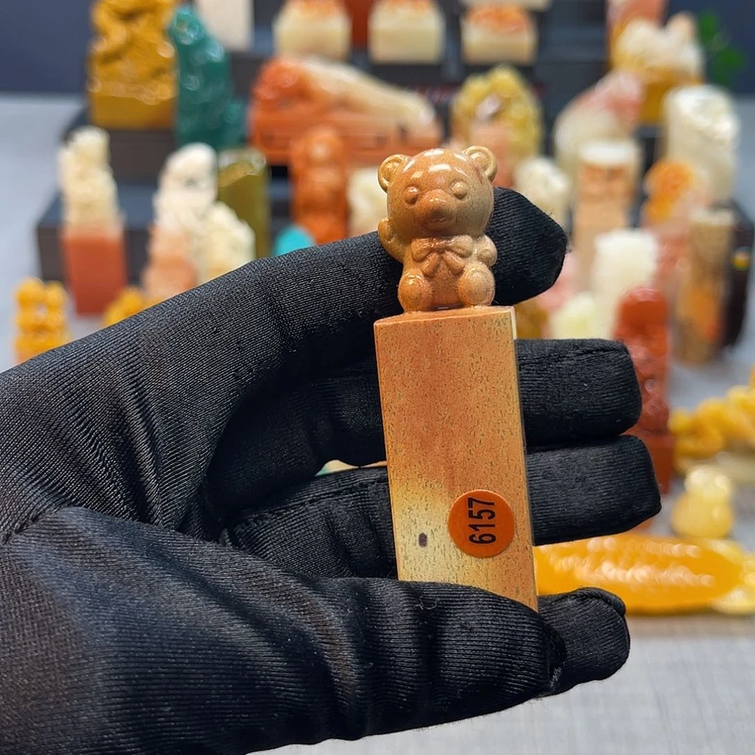 寿山石印石包邮包刻6157