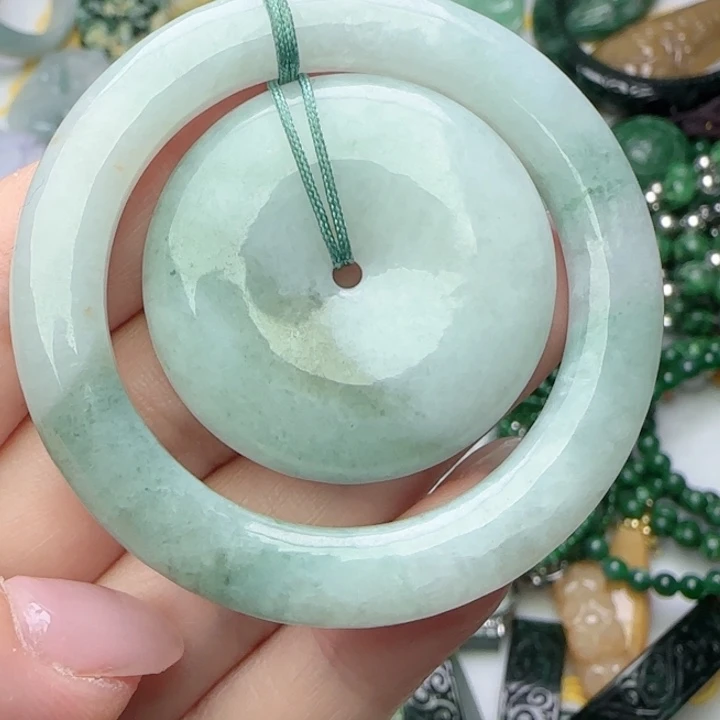 翡翠未镶嵌颈饰天然A货26