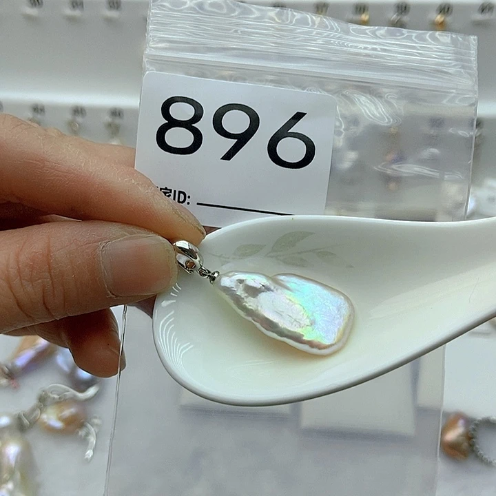 淡水珍珠颈饰银S925镶嵌