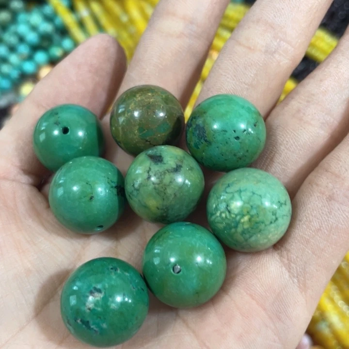 贝壳非金属3颗18mm老油绿