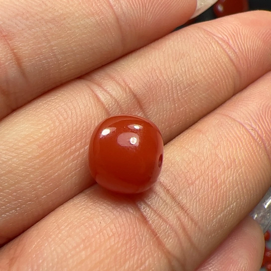 南红玛瑙珠子未镶嵌张*恩