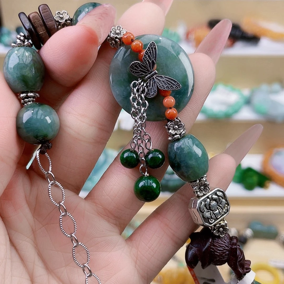 翡翠未镶嵌手链手链