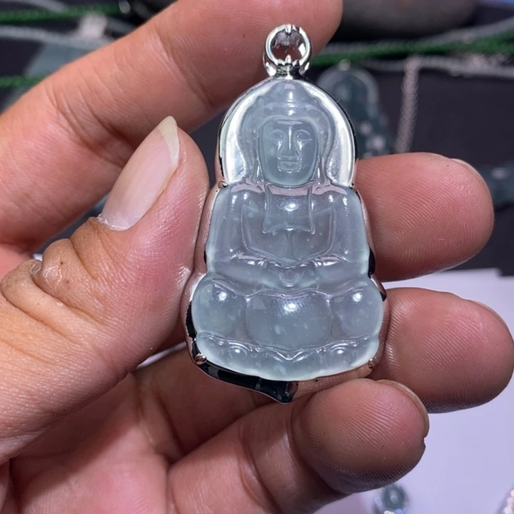 翡翠未镶嵌颈饰天然翡翠