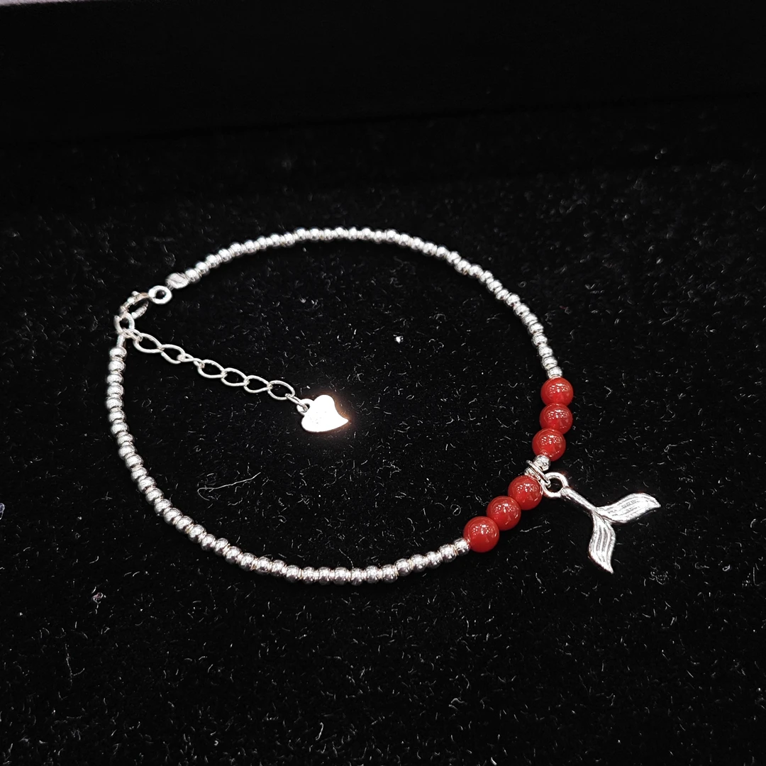 925银手链 余生有你银珠手串A794 yy