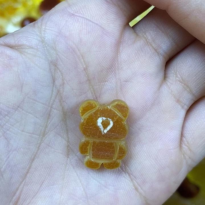 吊坠橄榄核原皮小熊73