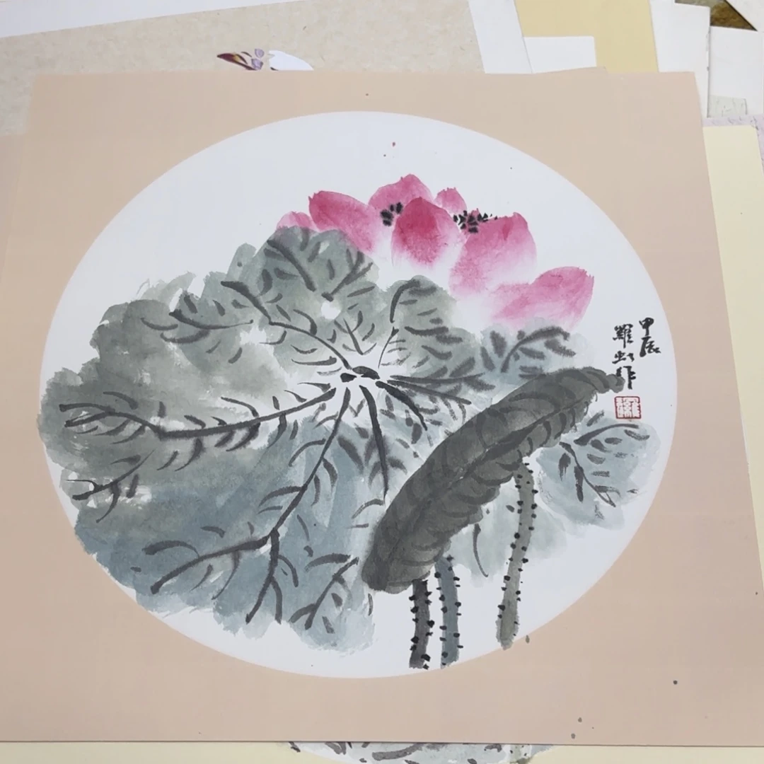 国画33-33卡纸作品艺