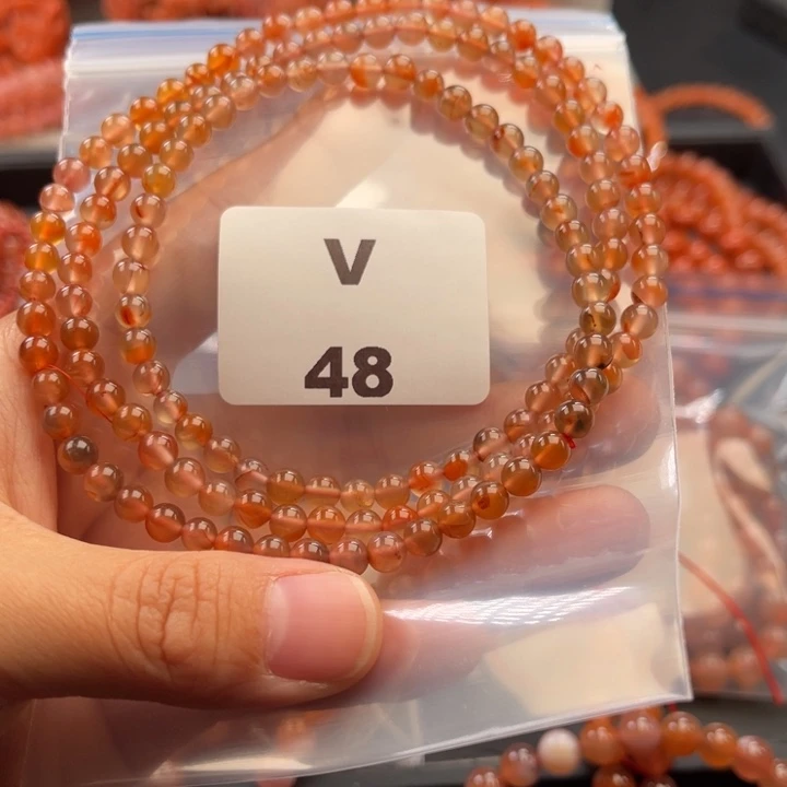 南红玛瑙未镶嵌多样性发货默认微瑕称重5mm