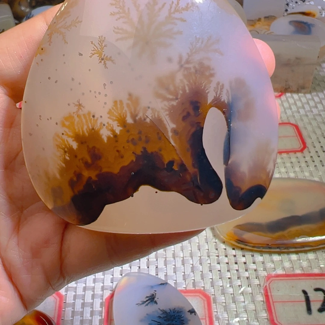 隋***弋未镶嵌颈饰玛瑙/玉髓