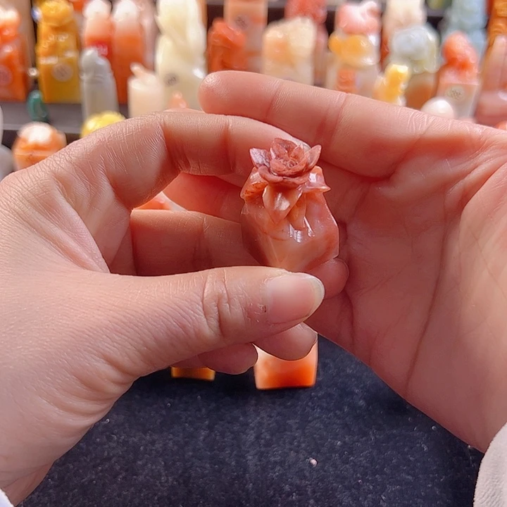 老挝石印石烟*月1.9厘米，莲花