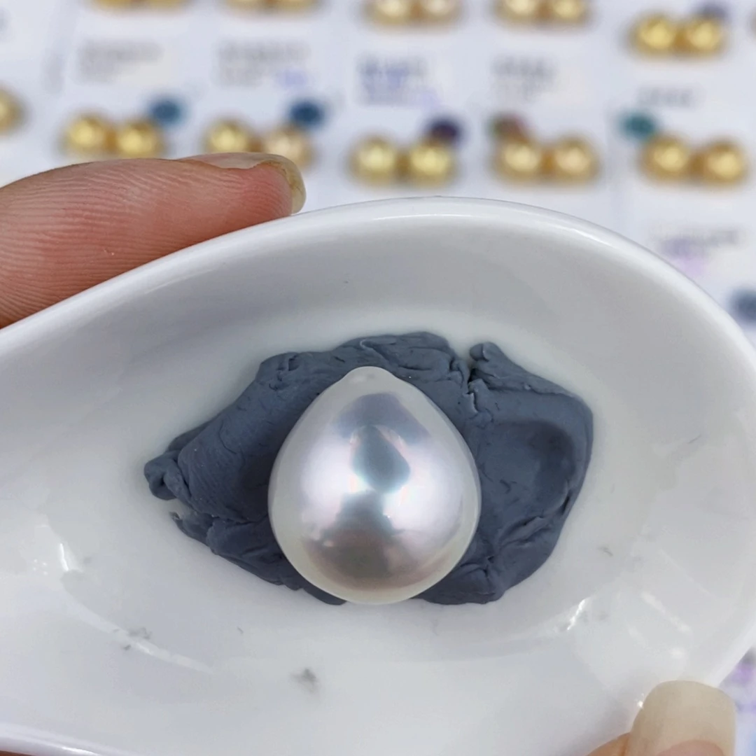 海水珍珠未镶嵌颈饰14-15mm澳白244