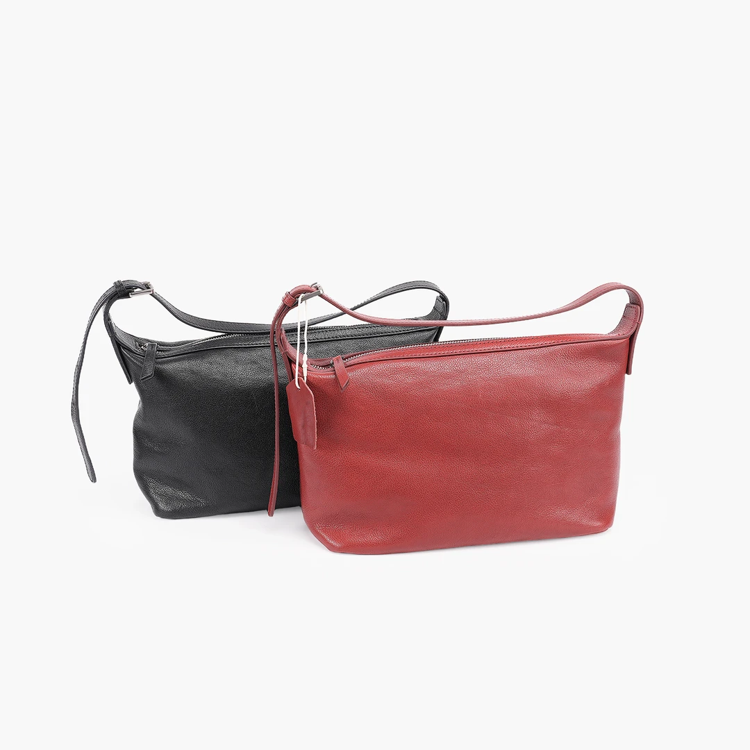 2025新款商务休闲潮流真皮高奢气质纯色女士手提挎包61883