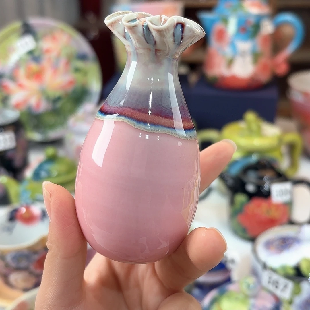 景德镇手绘高温釉下彩陶瓷茶具
