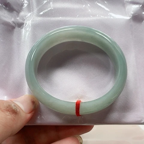 翡翠未镶嵌手镯缅甸翡翠手镯圈口54