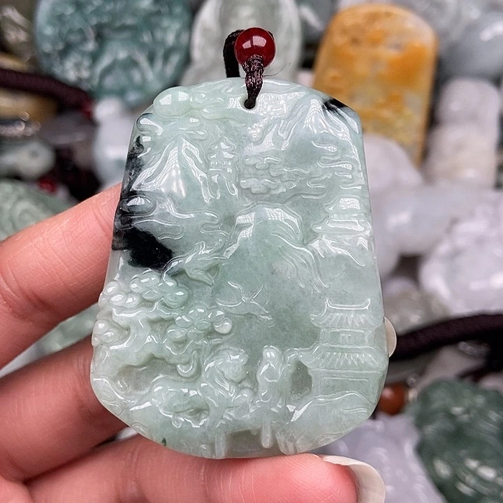 颈饰未镶嵌翡翠翡翠