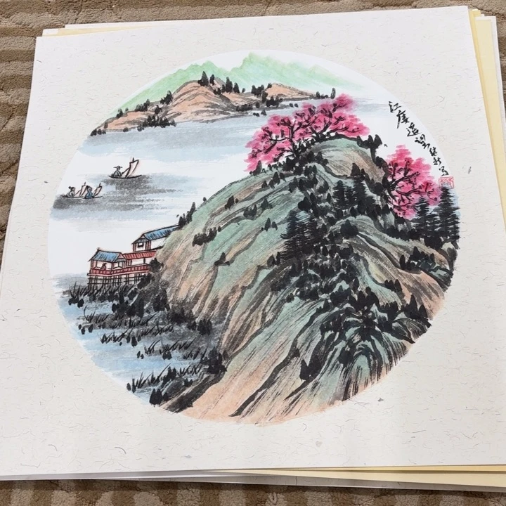 国画花鸟等多种鸟类的栖息50.50